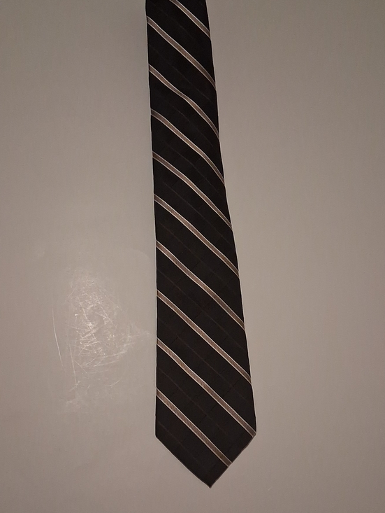 Joesph Abboud Other - Joseph Abboud Black Tie with Cream Diagonal Stripes